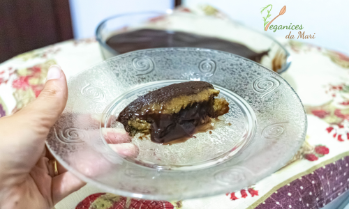 Bombom Caribe vegano de travessa cremoso e cheio de sabor