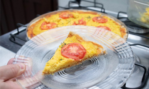 Pizza Vegana e Sem Glúten com Queijo de Batata Cremoso